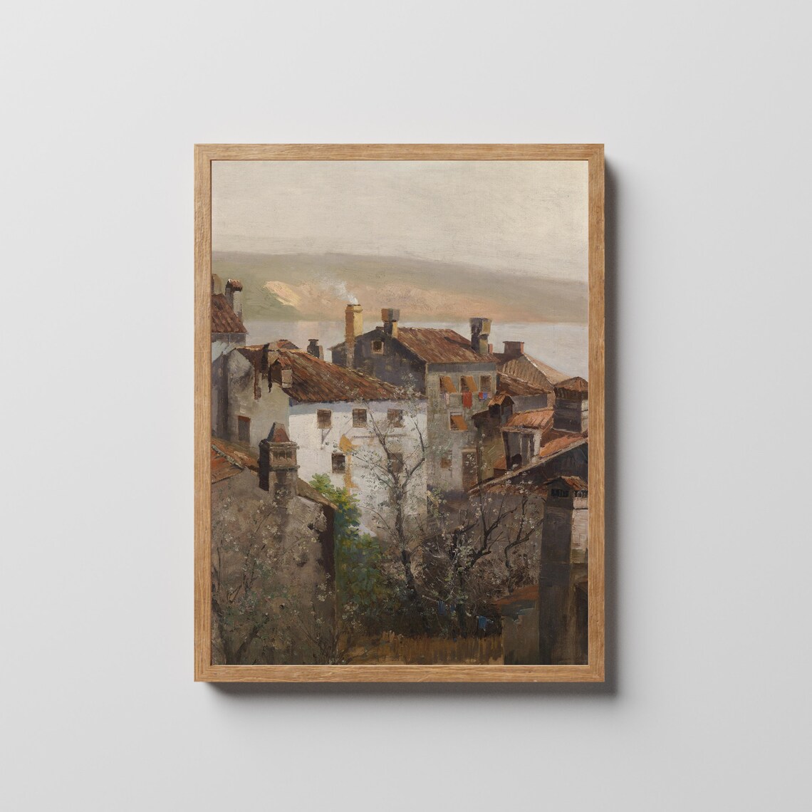 Vintage European Cityscape, Antique Architecture Art Print - Image 3