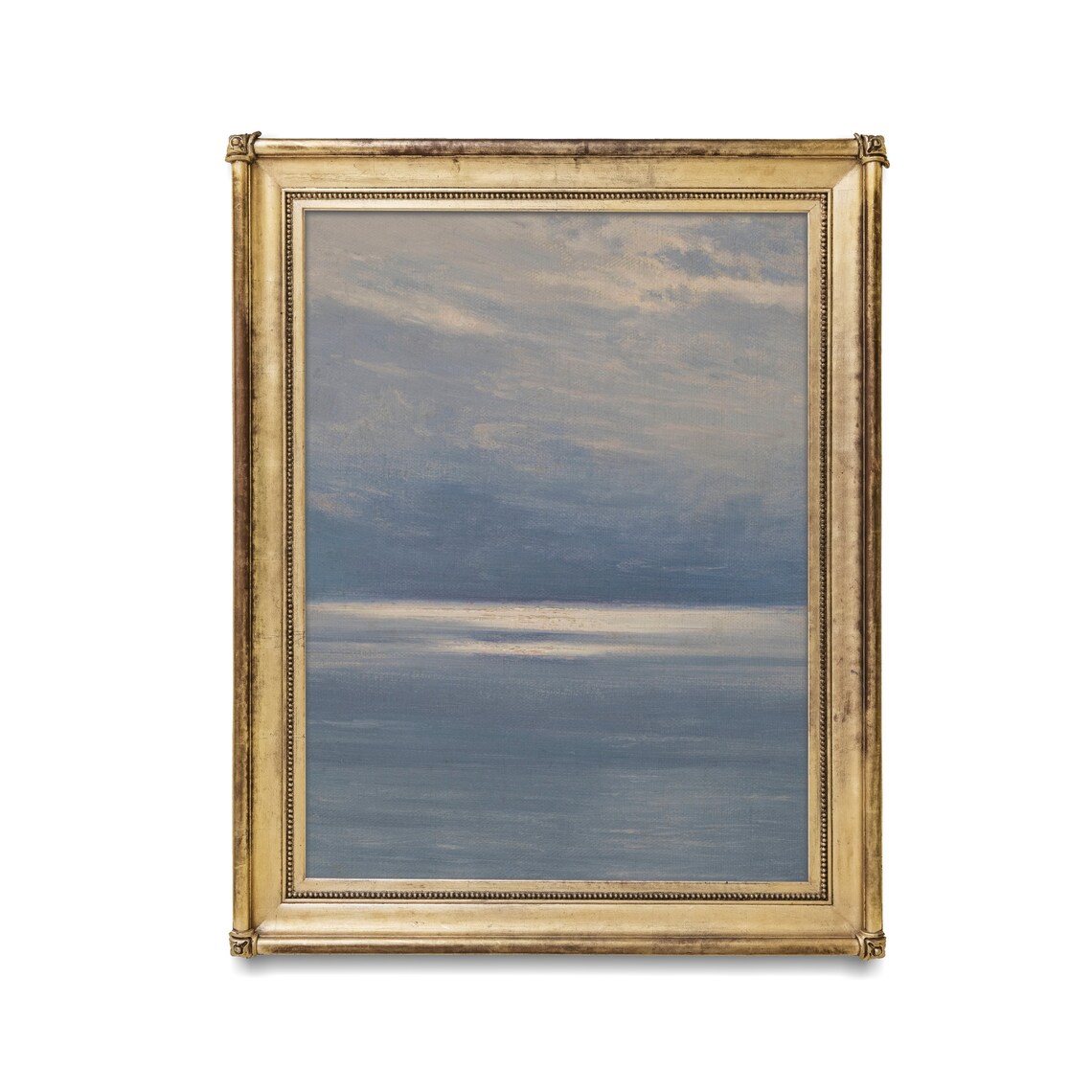 Vintage Seascape Art Print, Neutral Coastal Decor - Image 2