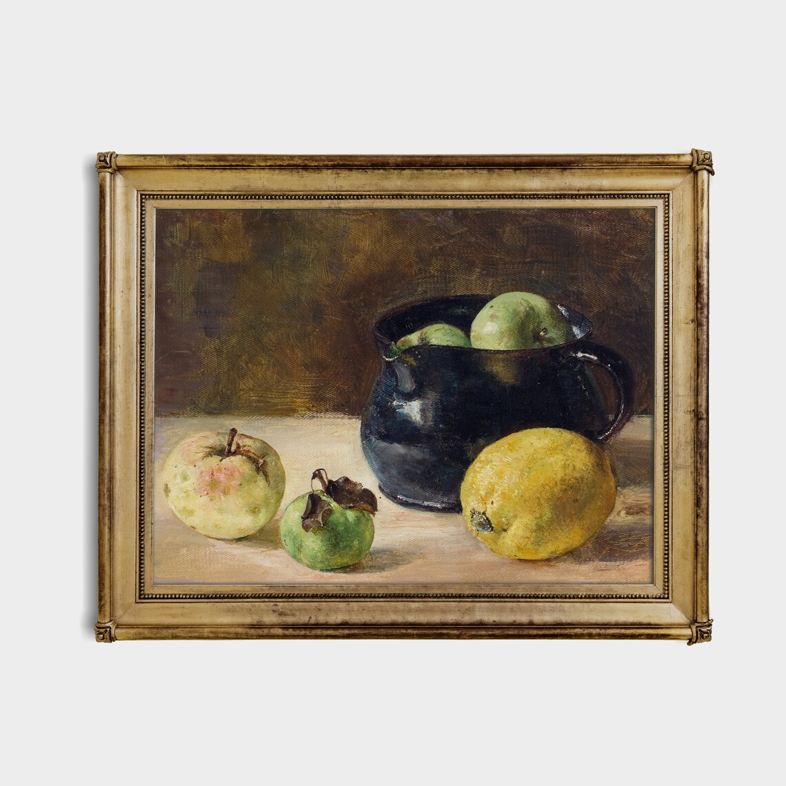 Vintage Still Life With Fruits, Farmhouse Art Print - Image 2