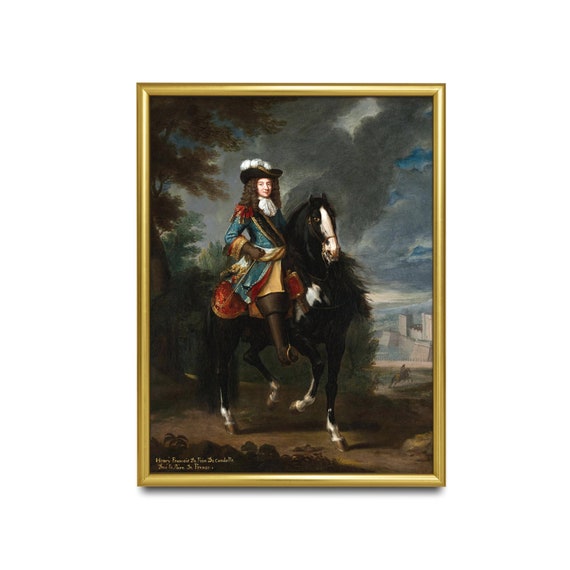 Printed And Shipped Vintage Horse Print Antique Equestrian Painting Moody Rustic Art 18th Century Fine Art Physical Prints