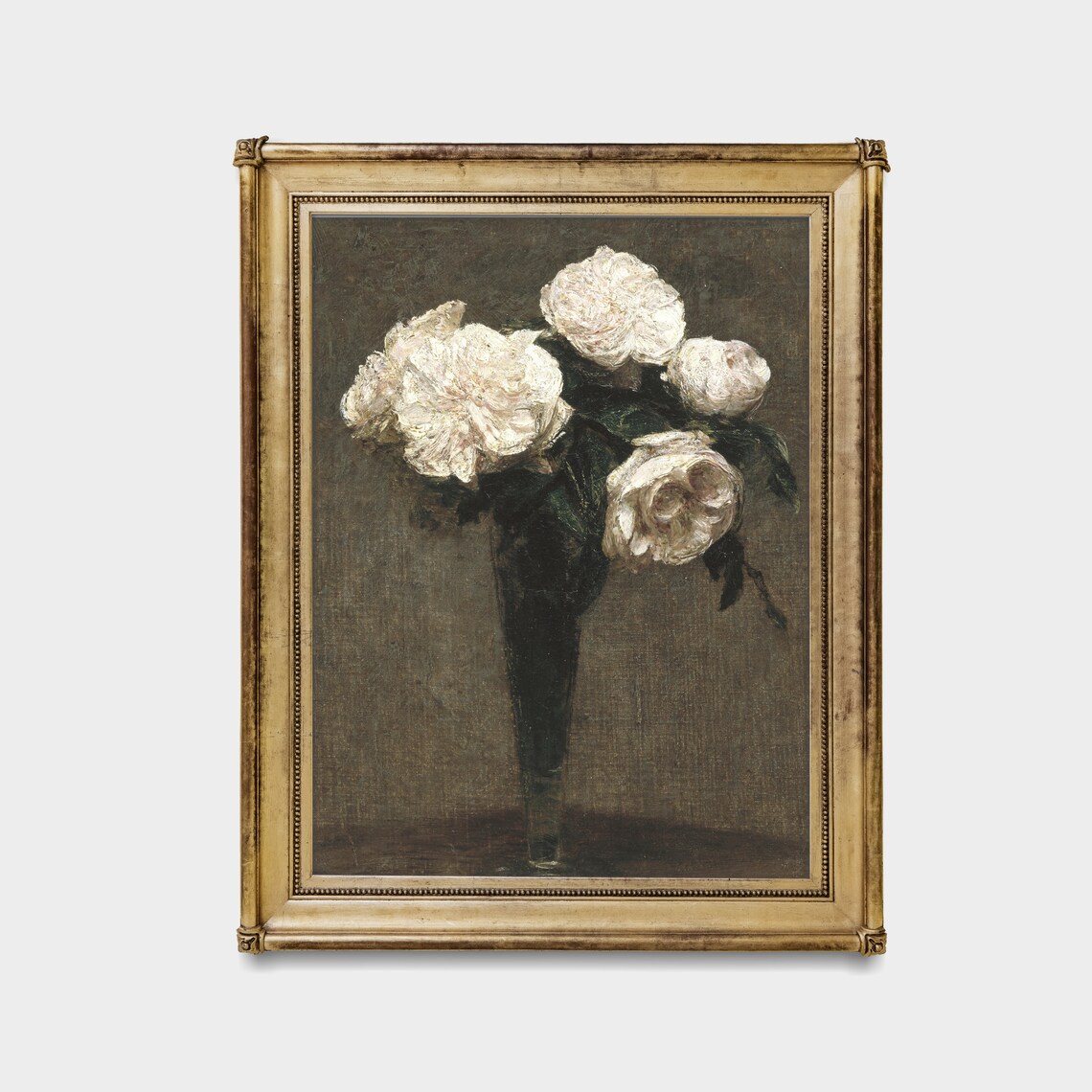 Vintage Roses Still Life, Antique Floral Art Print - Image 3
