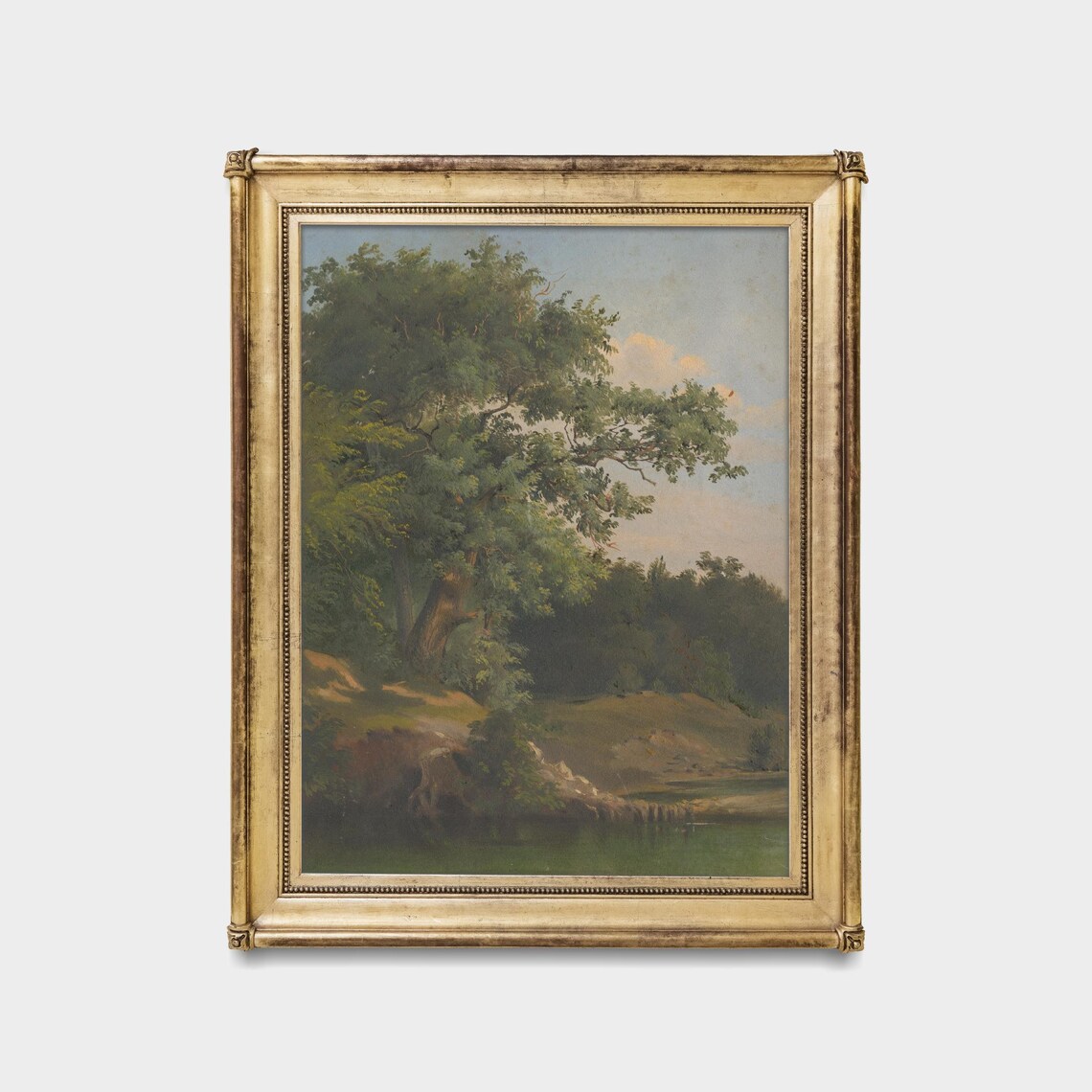 Mailed Print Vintage Landscape Tree Forest Painting Antique Art Print Vertical Wall Art Farmhouse Wall Decor Physical Prints - Image 5