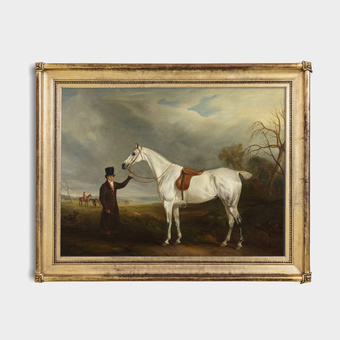 Vintage Horse Painting Rustic Animal Poster - Image 2