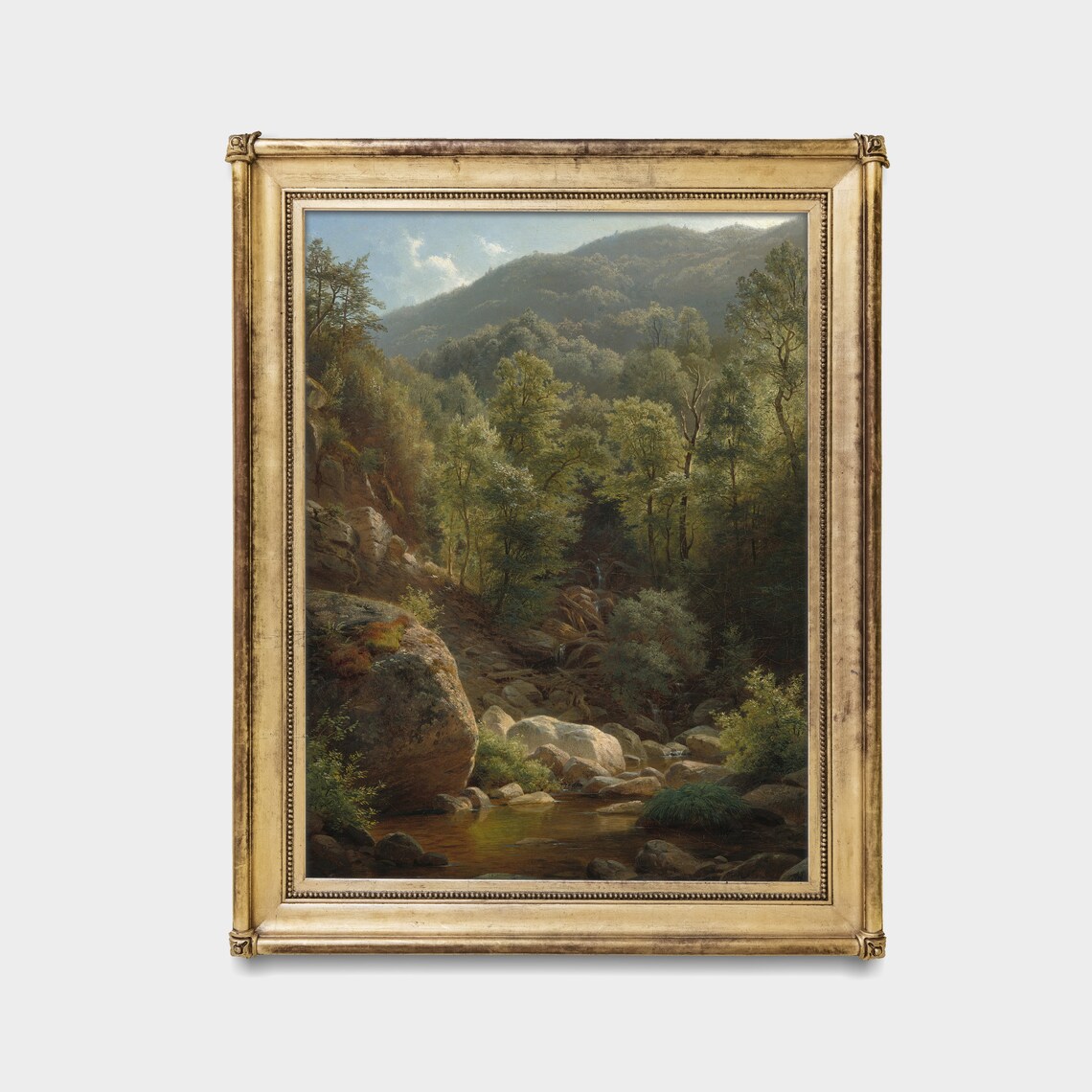 Vintage Country Landscape, Farmhouse Wall Art Print - Image 4