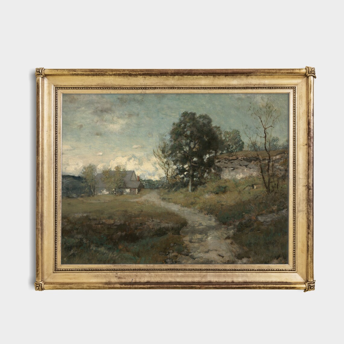 Vintage Landscape Painting Country Landscape Poster - Image 2