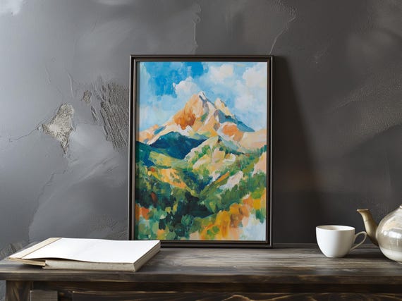 Paul Cezanne Inspired Impressionist Art Print Captivating French Landscape And Maritime Poster Still Life Prints Wall Decor