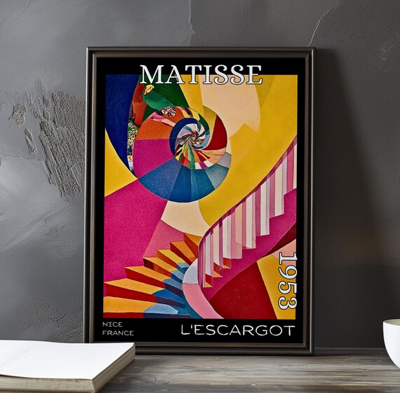 Henri Matisse The Dance 1910 Ghostly Blue Figures Black Poster