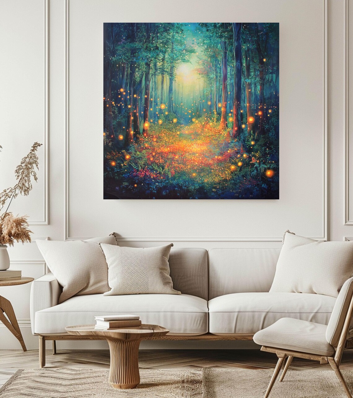 Enchanting Forest Nature Wall Art, Bedroom Decor - Image 2