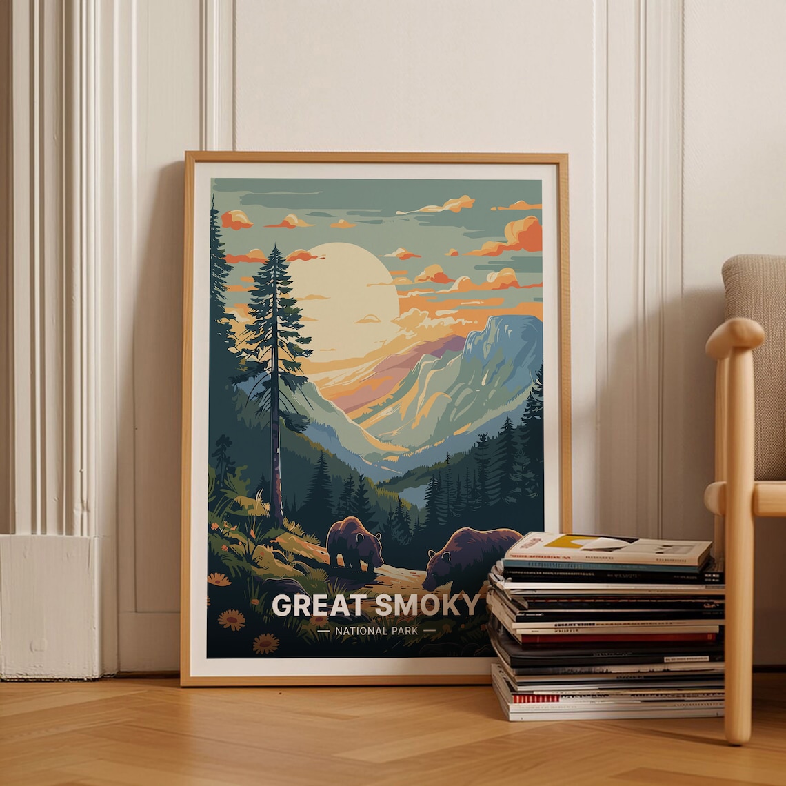Great Smoky Mountains National Park Scenic Poster