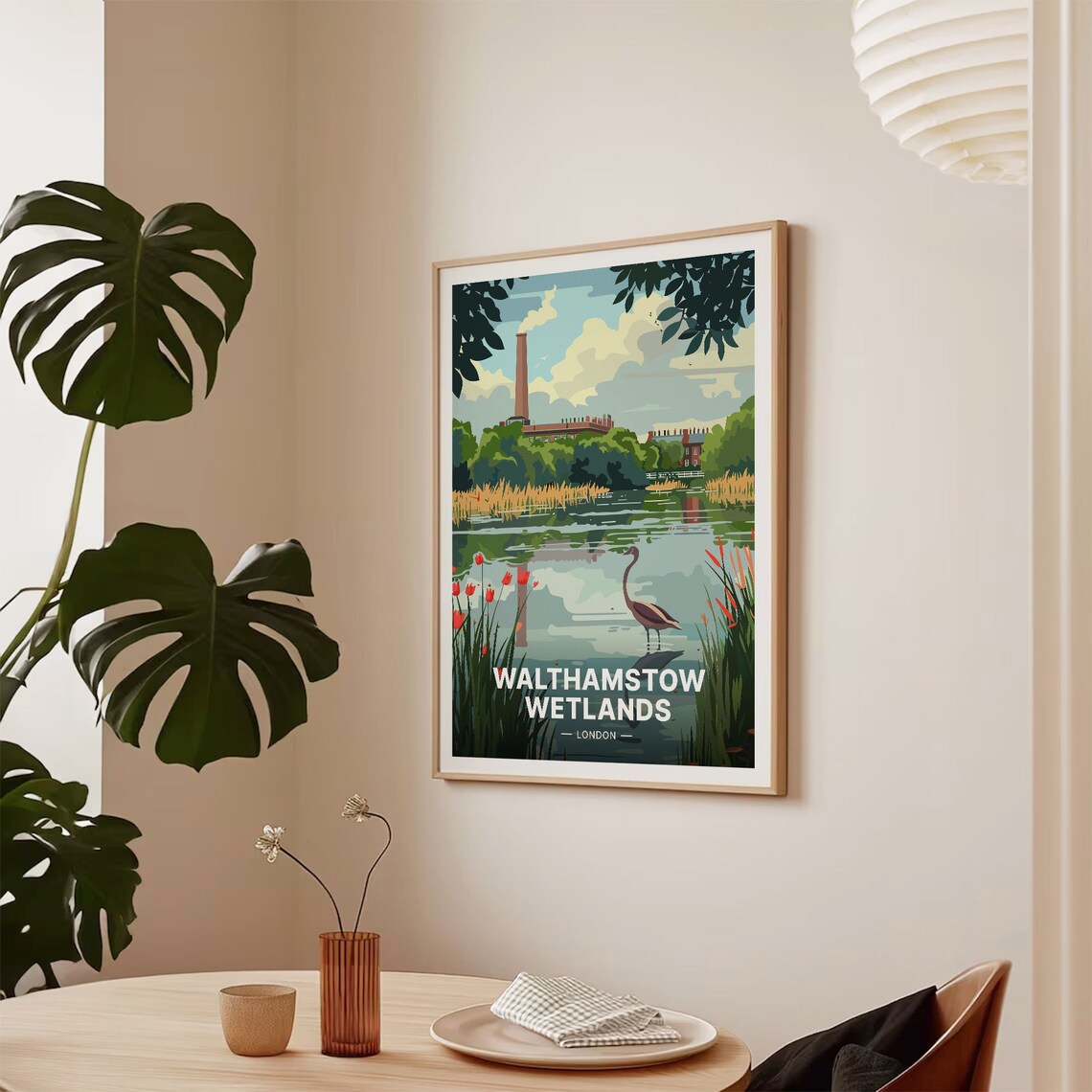 Walthamstow Wetlands, East London Travel Poster - Image 2