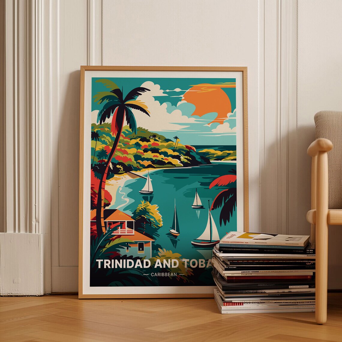 Trinidad And Tobago Caribbean Travel Poster