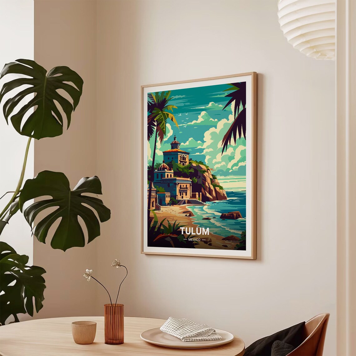 Tulum Travel Poster, Mexico Destination Artwork - Image 2