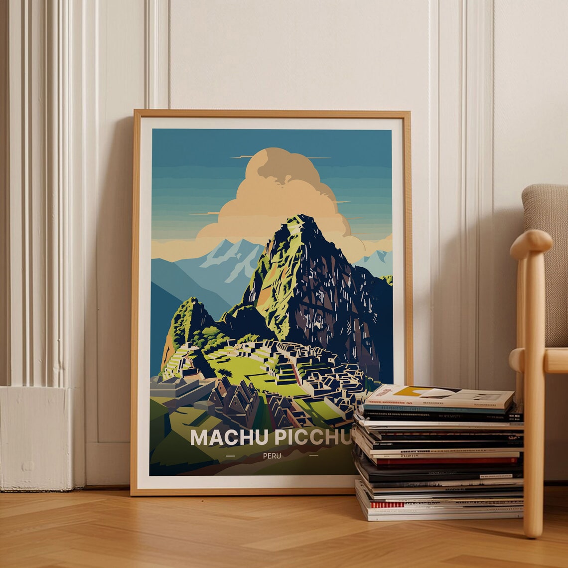 Machu Picchu Poster Peru Travel Wall Art South America Adventure Decor Cusco Landscape Print C20 66