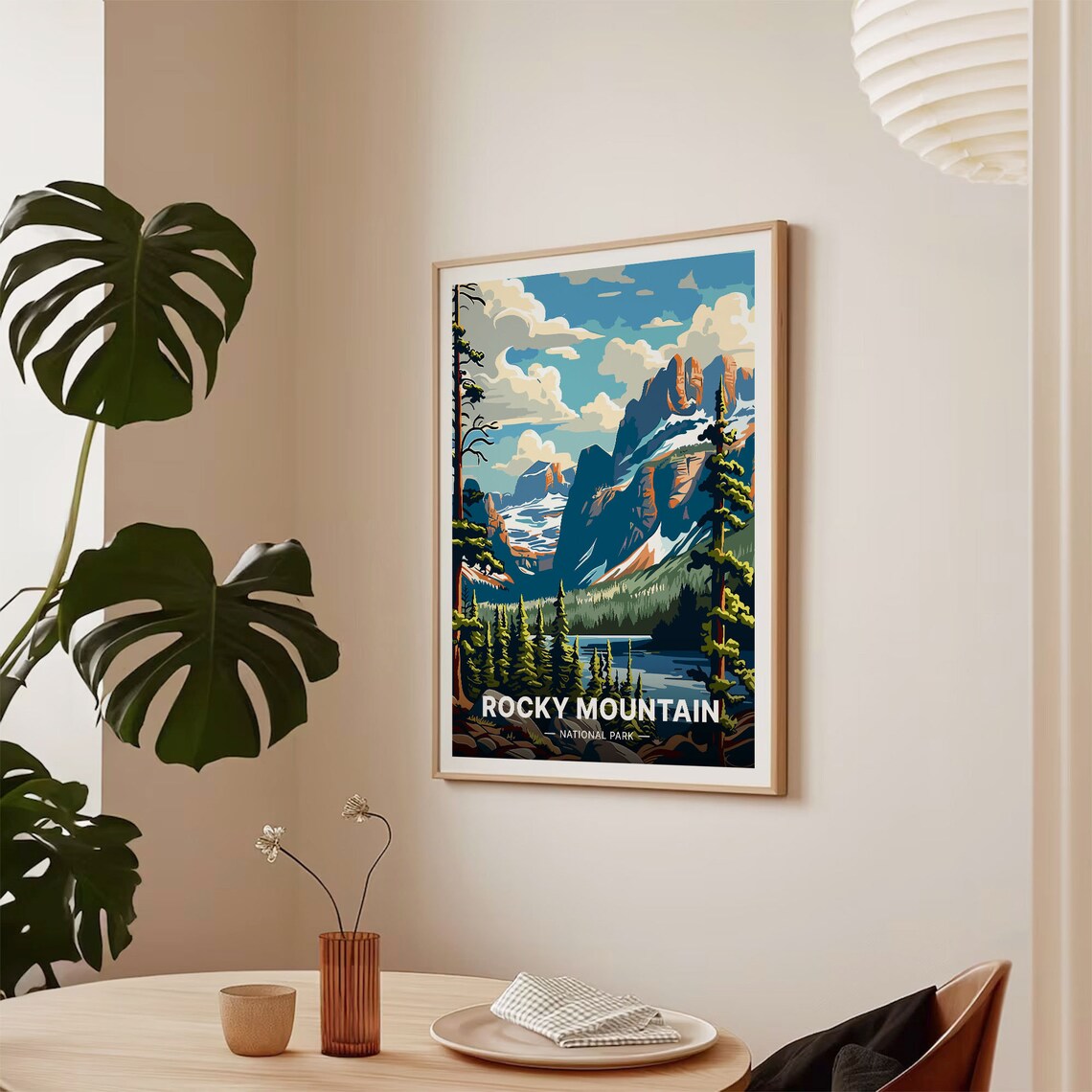 Rocky Mountain National Park Home Office Travel Poster - Image 2