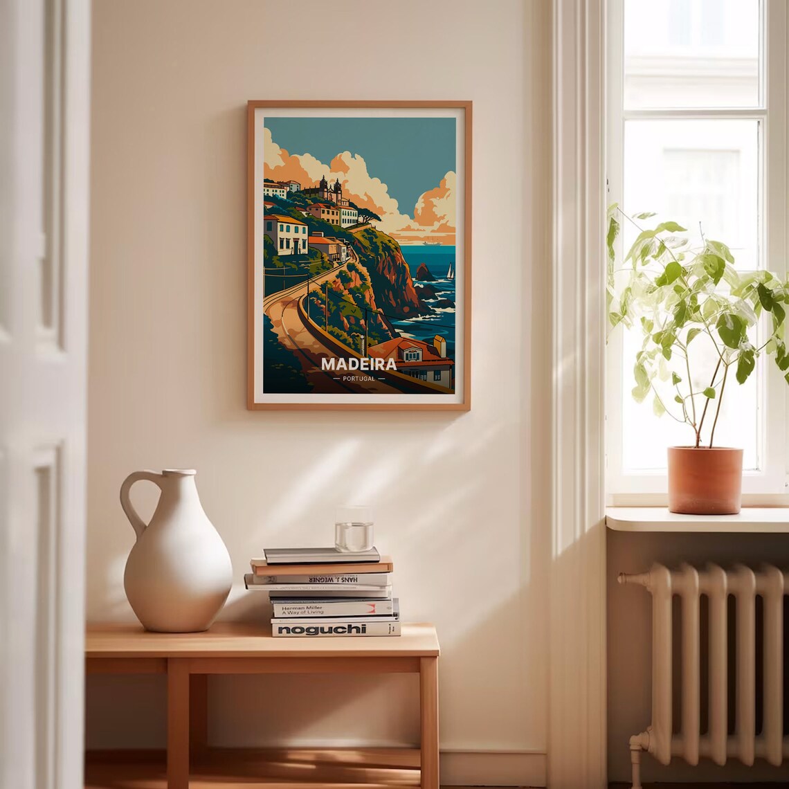Madeira Travel Poster, Portugal Scenic Landscape Art - Image 4