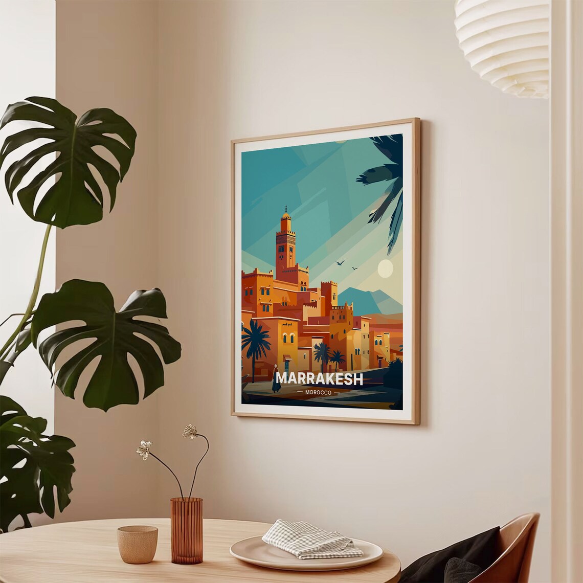 Marrakesh Travel Poster Morocco Birthday Gift Poster - Image 2