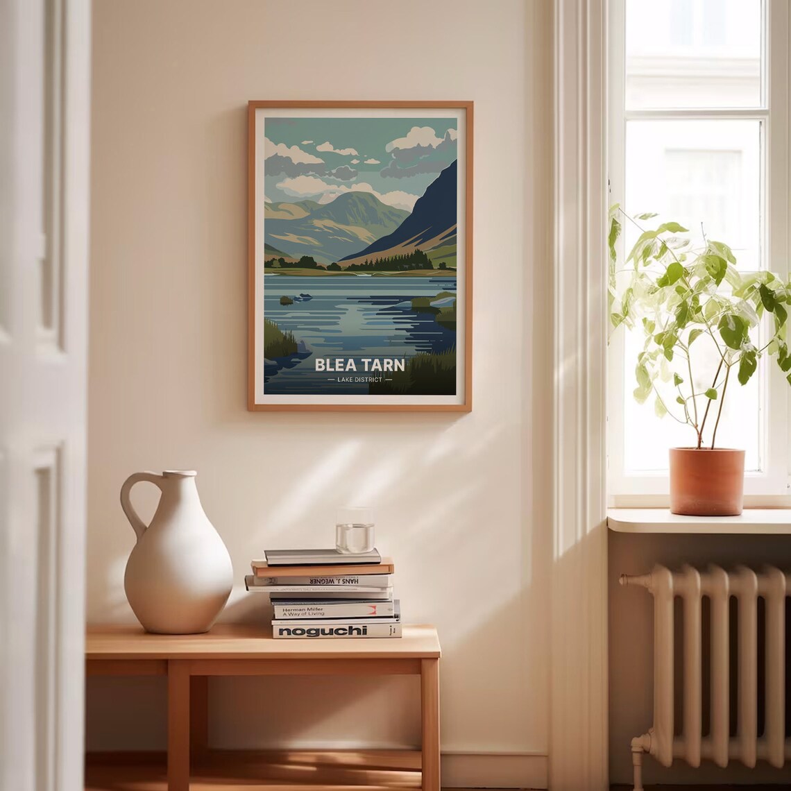 Lake District Blea Tarn Travel Poster, Cumbria Landscape - Image 4