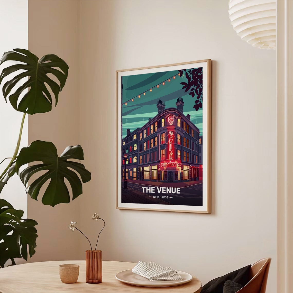 London Nightlife Travel Poster South East London Club Scene Dj Live Music Events Rave Art Architectural Illustration C20 1700 - Image 2