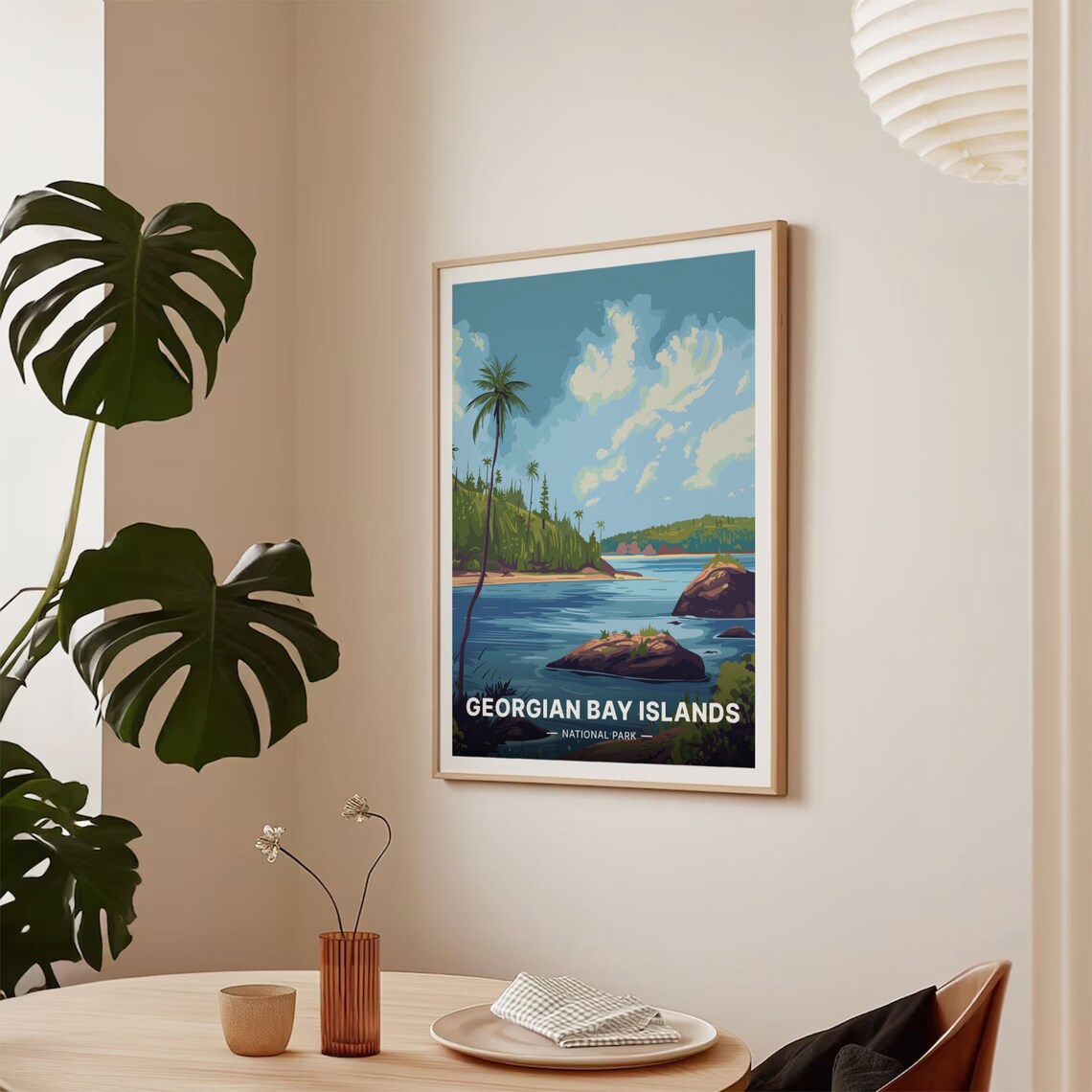 Georgian Bay Islands National Park Ontario Lake Scene Poster - Image 2