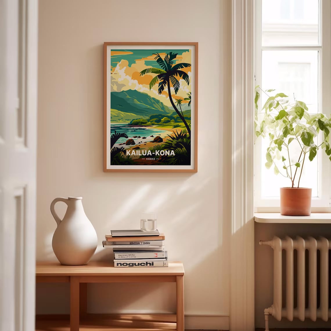 Hawaii Travel Poster, Kailua Kona Travel Poster - Image 4