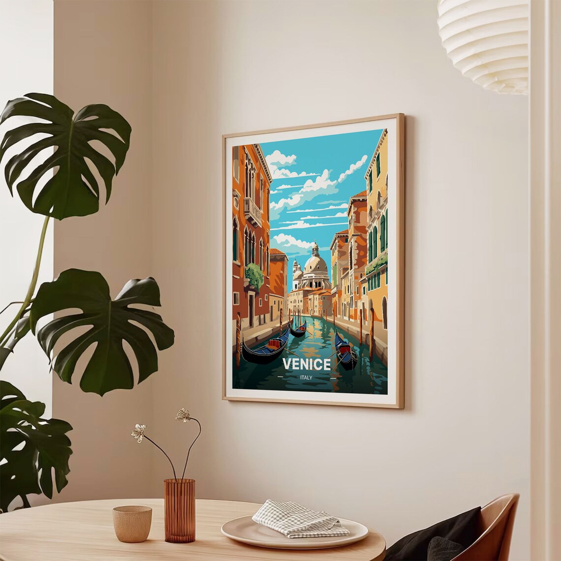 Venice Cityscape Poster, St Mark's Square Travel - Image 2