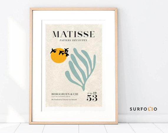 Matisse Cutout Poster, Papiers Découpés Exhibition