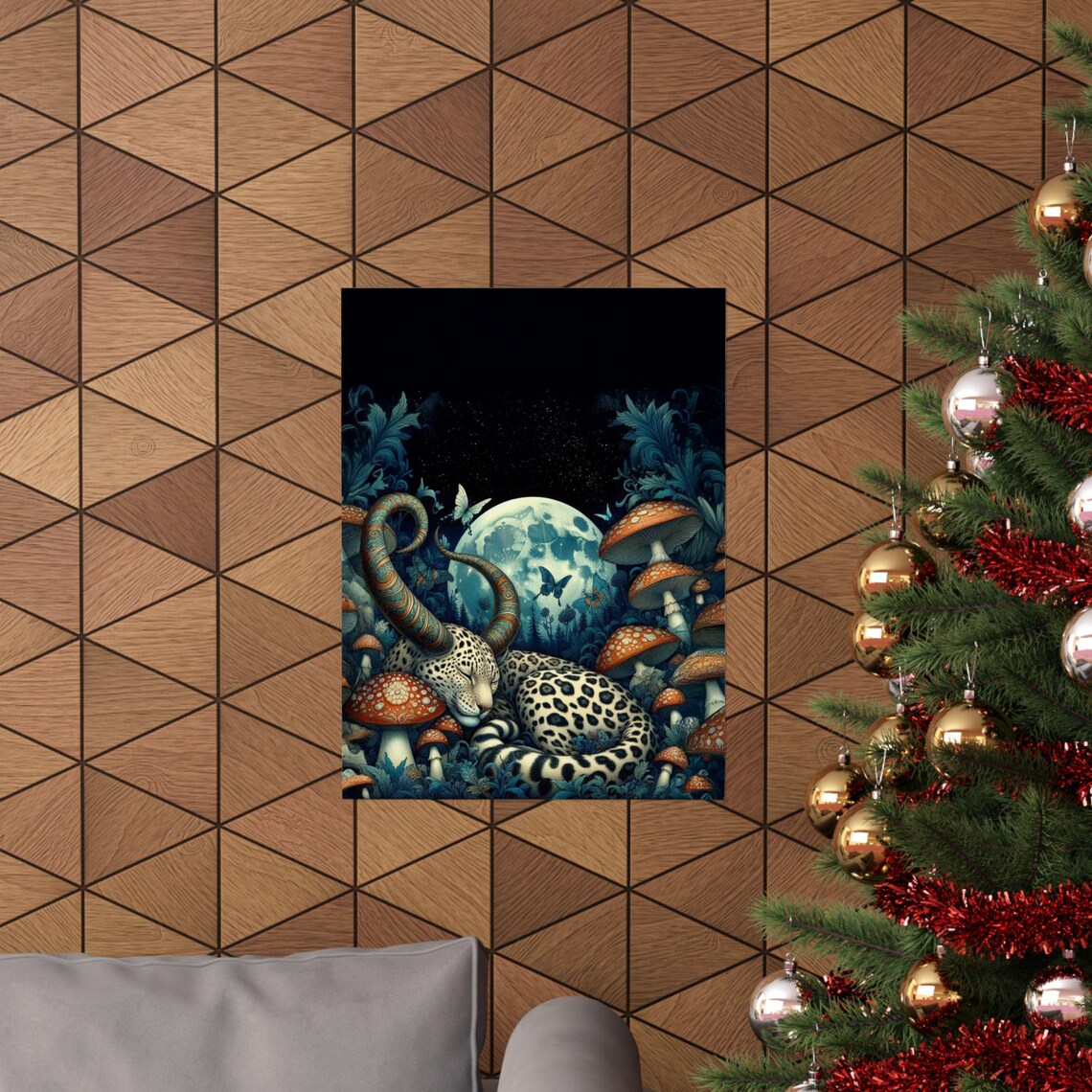 Leopard Poster, Dreamy Animal Themed Decor - Image 4