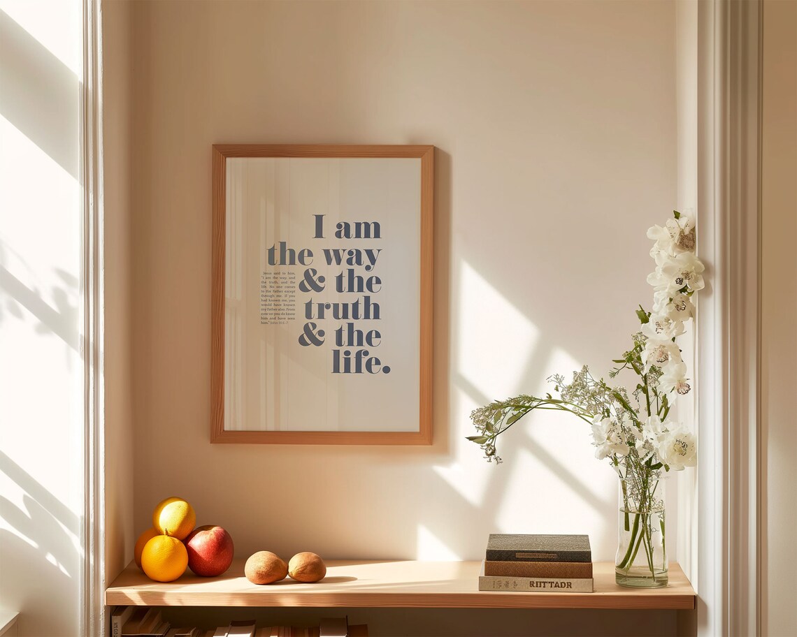 John 14:6 I Am the Way, the Truth, the Life Print - Image 3
