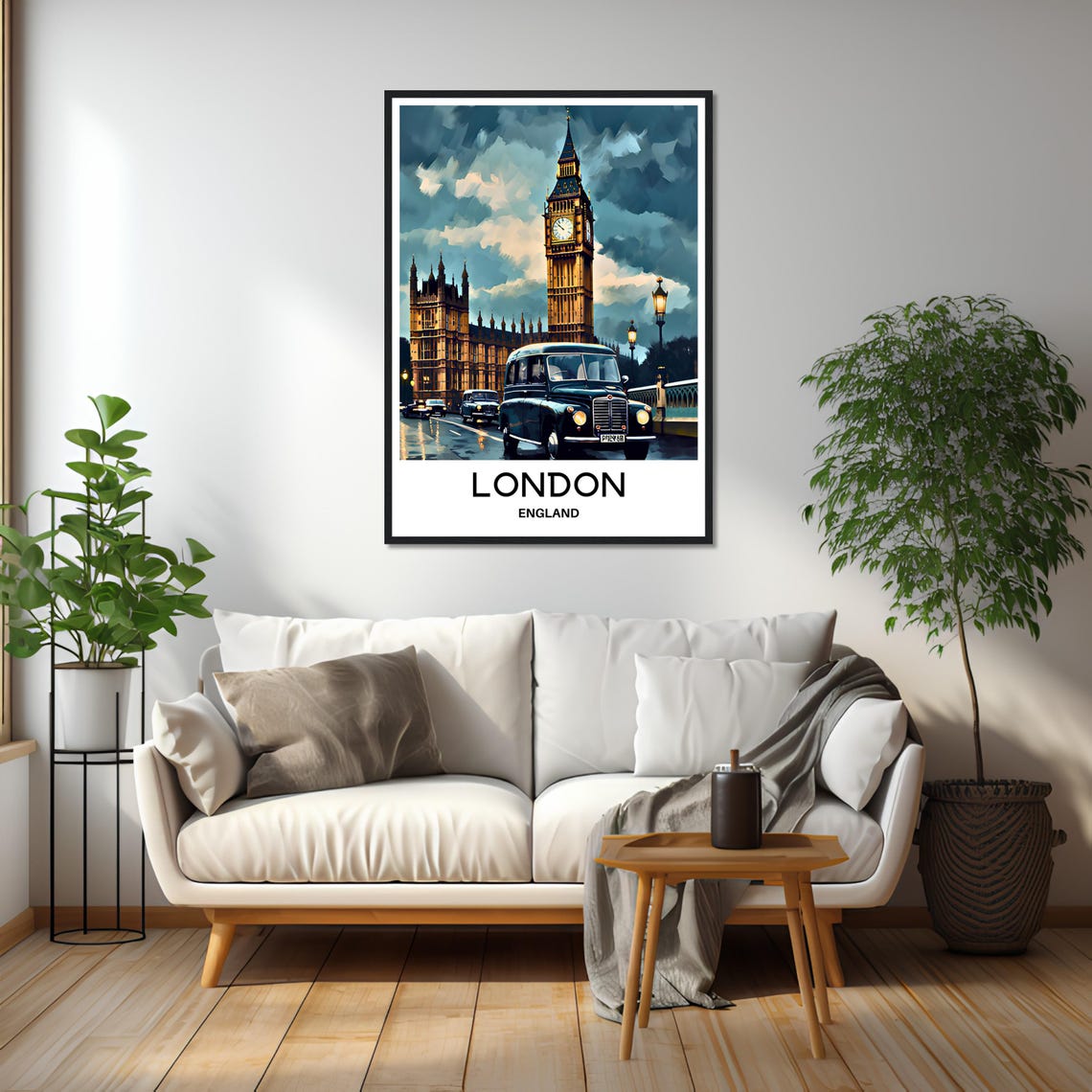 London Travel Print London Poster English Art Print Traveler Gift For England Lover London Wall Art London Home Office Desk Room Decor - Image 3