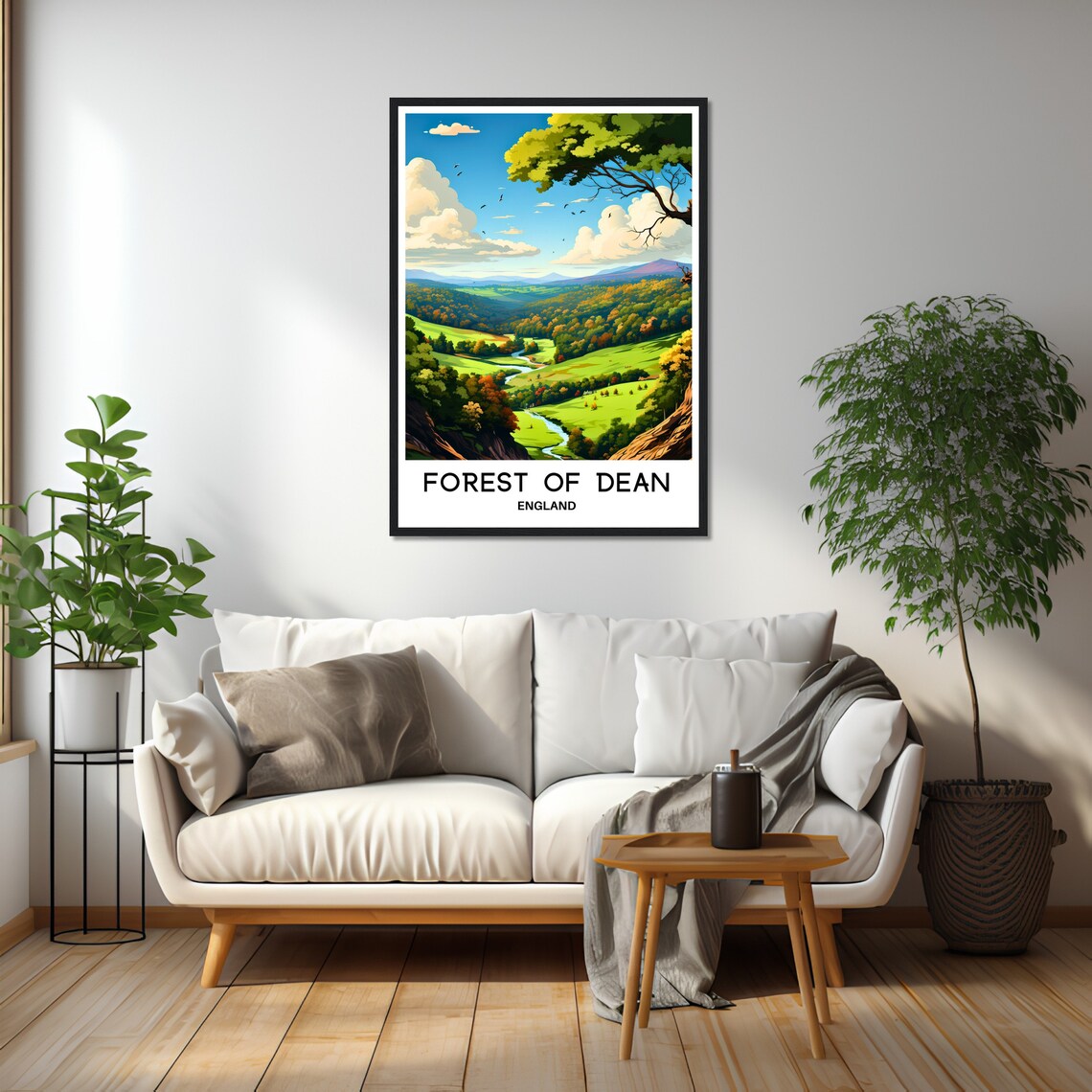 Forest Of Dean Travel Poster, Gloucestershire England - Image 2