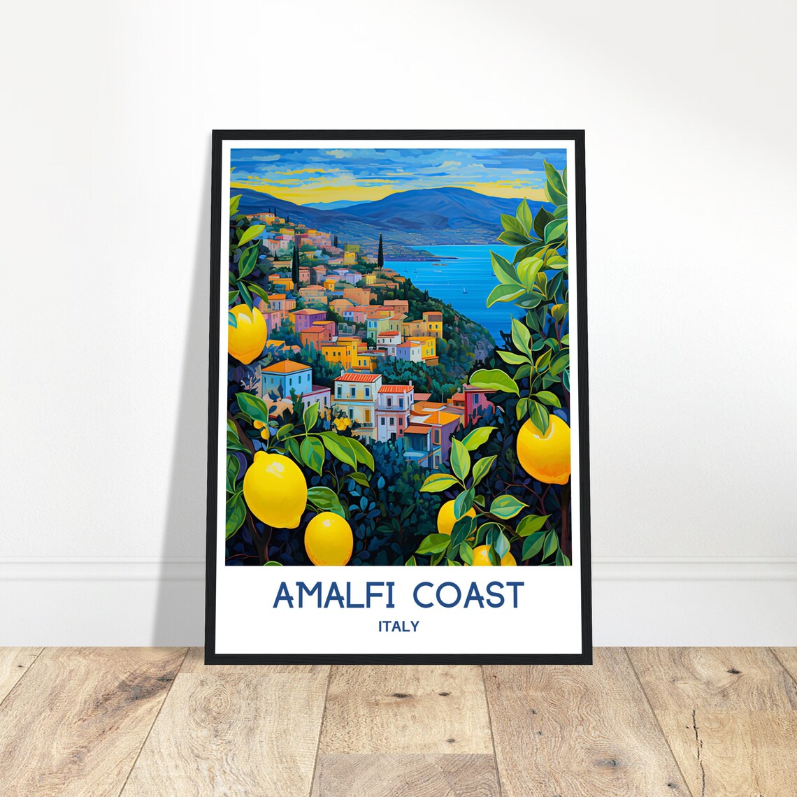 Amalfi Travel Poster, Amalfi Coast Italy Wall Decor - Image 3