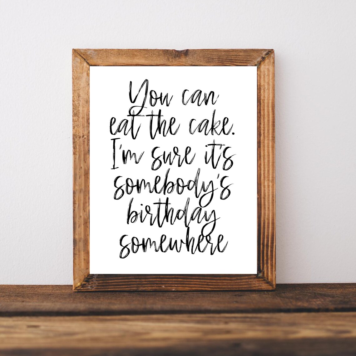 Bakery Wall Decor Sign, Cake Dessert Art Print