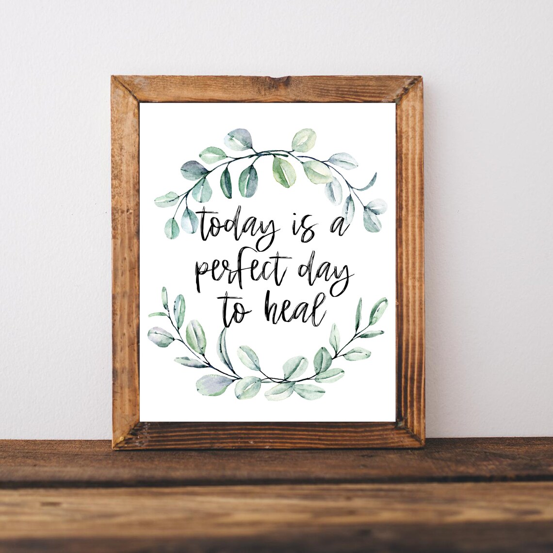 Therapist Gift Healing Art Print, Office Decor