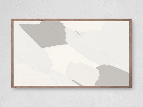 Frame Tv Art Neutral Washed Art Tv Frame Frame Tv Art Lg Tv Art