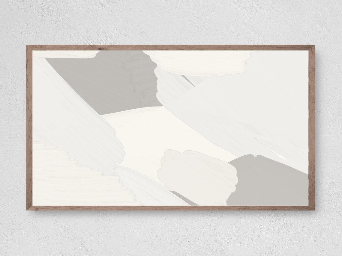 Frame Tv Art Neutral Washed Art Tv Frame Frame Tv Art Lg Tv Art