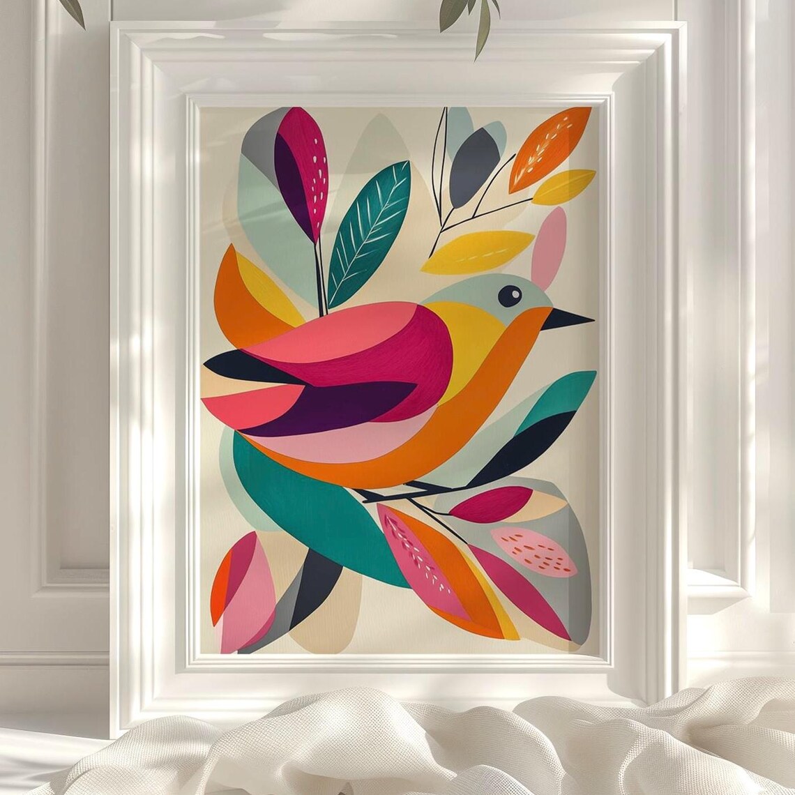 Abstract Bird, Modern Whimsical Home Decor - Image 4