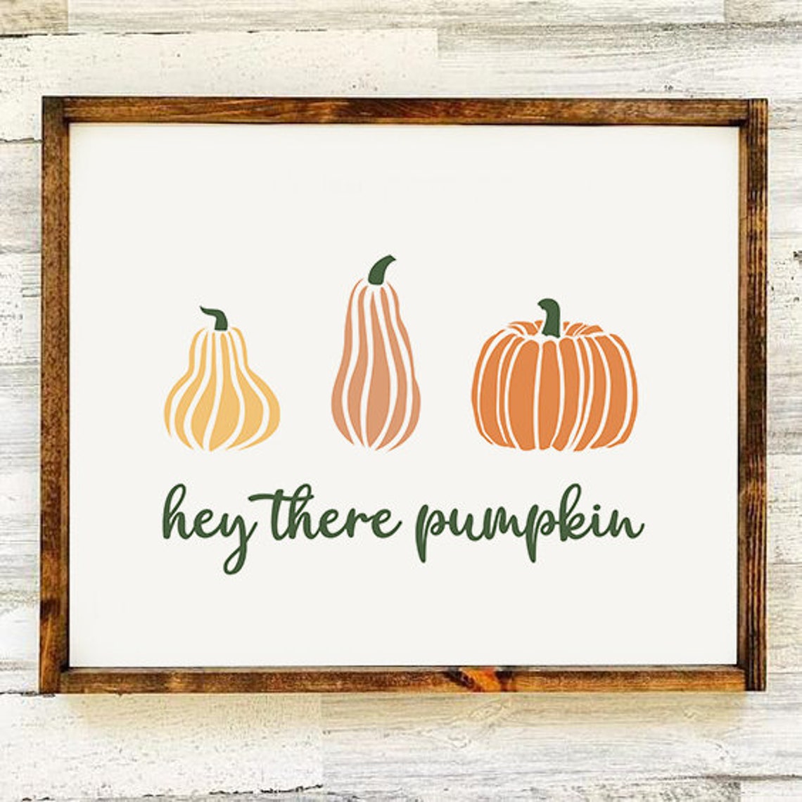 Hey There Pumpkin Fall Pumpkins Autumn Harvest Wall Decor Poster - Image 2