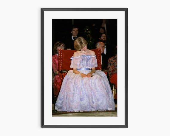 Princess Diana Photography Prints Lady Print Retro Poster Vintage Museum Quality