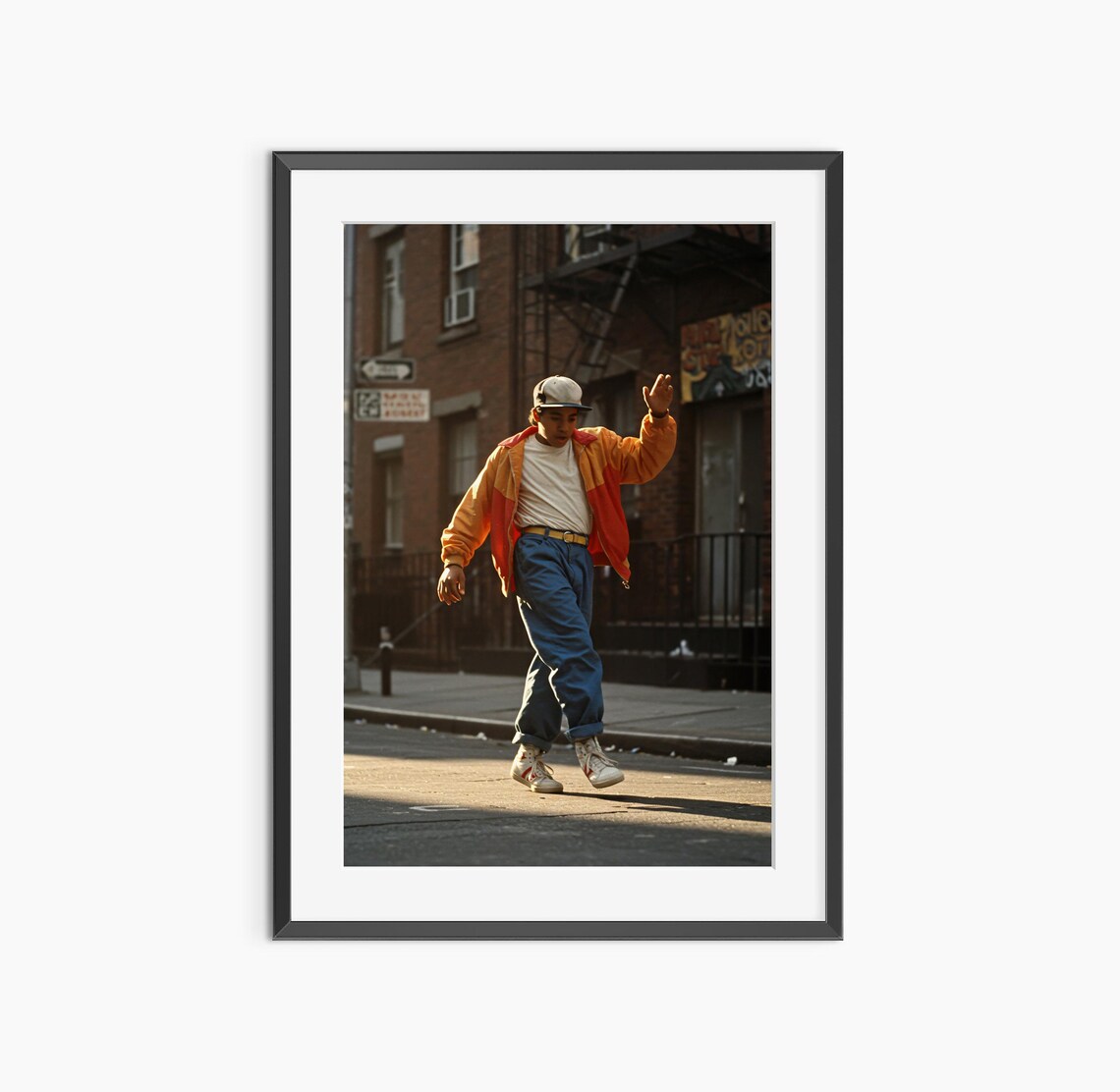 Retro Hip Hop Street Style City Dance Urban Fashion Photo Poster