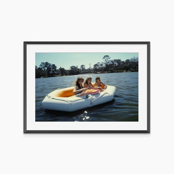 Picnic On Lake Photography Prints Funny Poster Fashion Print Bathroom Wall Art Fine Museum Quality