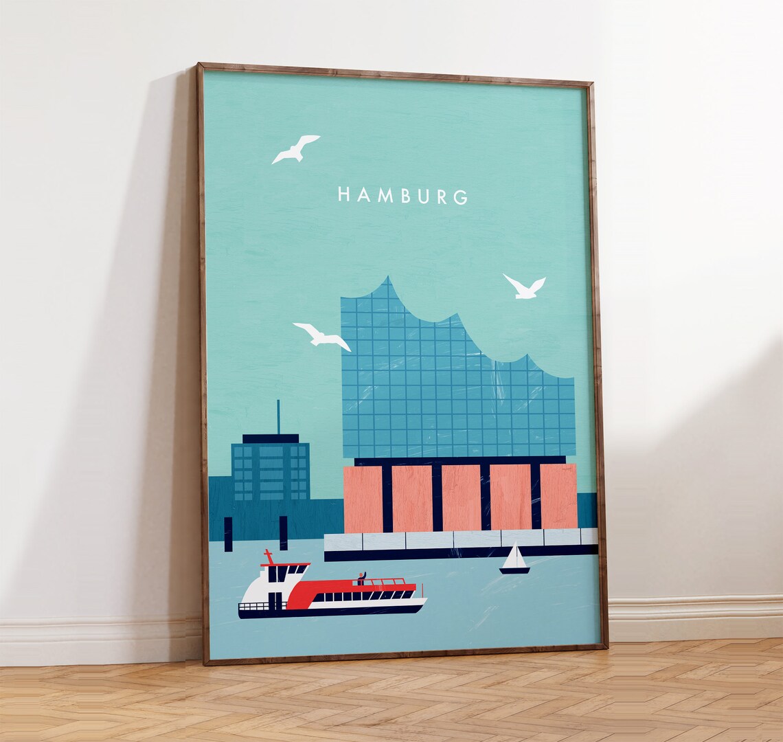 Hamburg Elbphilharmonie Nordic Art Print