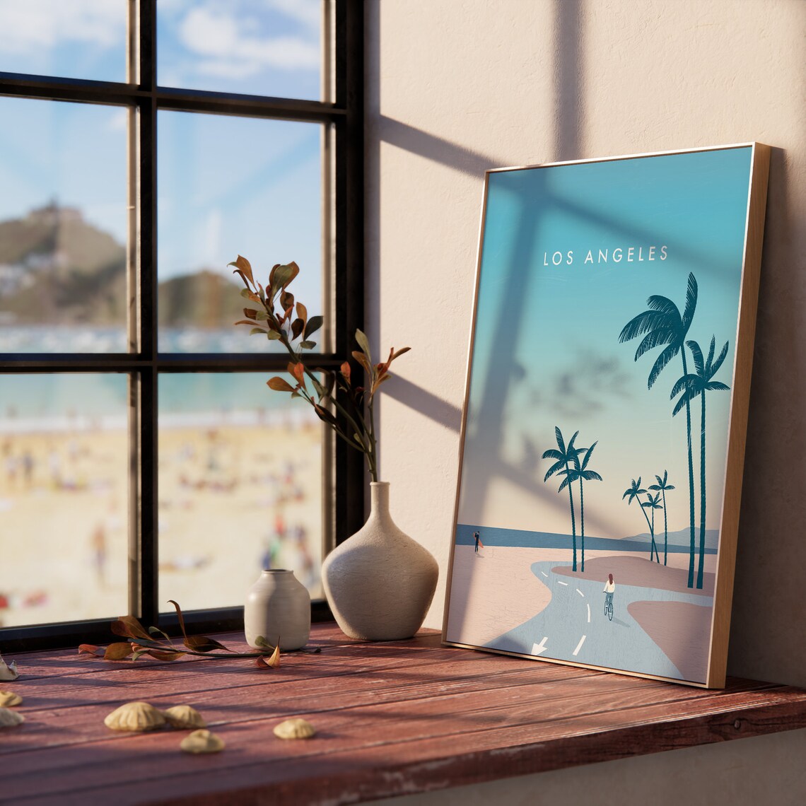 Los Angeles California Travel Poster Print - Image 3