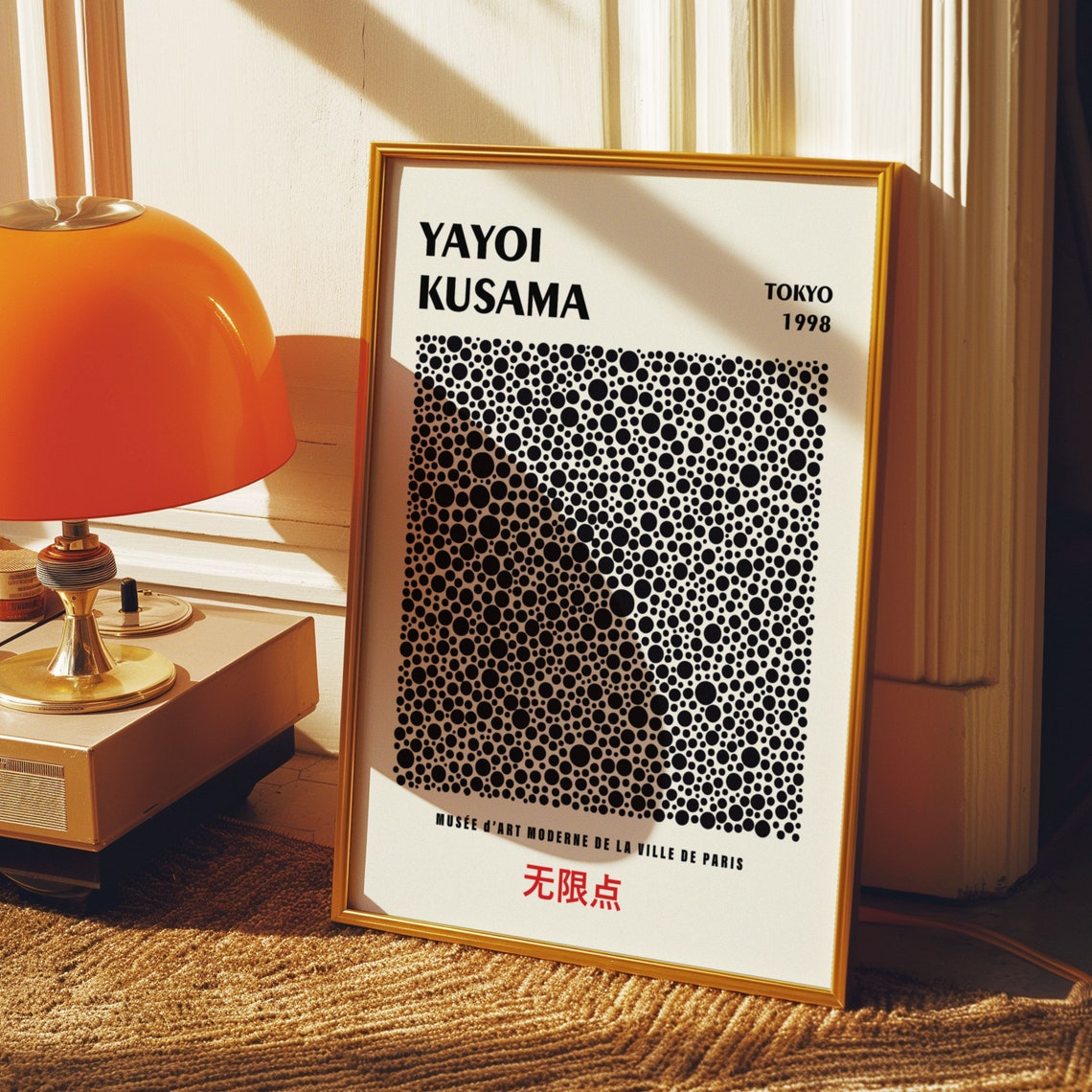 Yayoi Kusama Black Polka Dot Field Tokyo 1998 Exhibition Poster - Image 5
