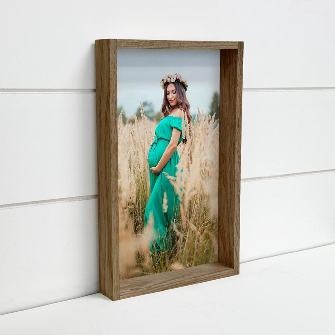 Personalized Maternity Photo Expecting Mother Gift Keepsake Print