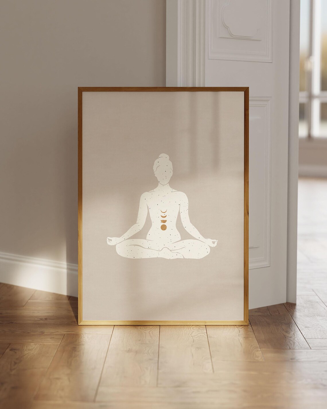 Yoga Minimalist Meditation Spiritual Art Print