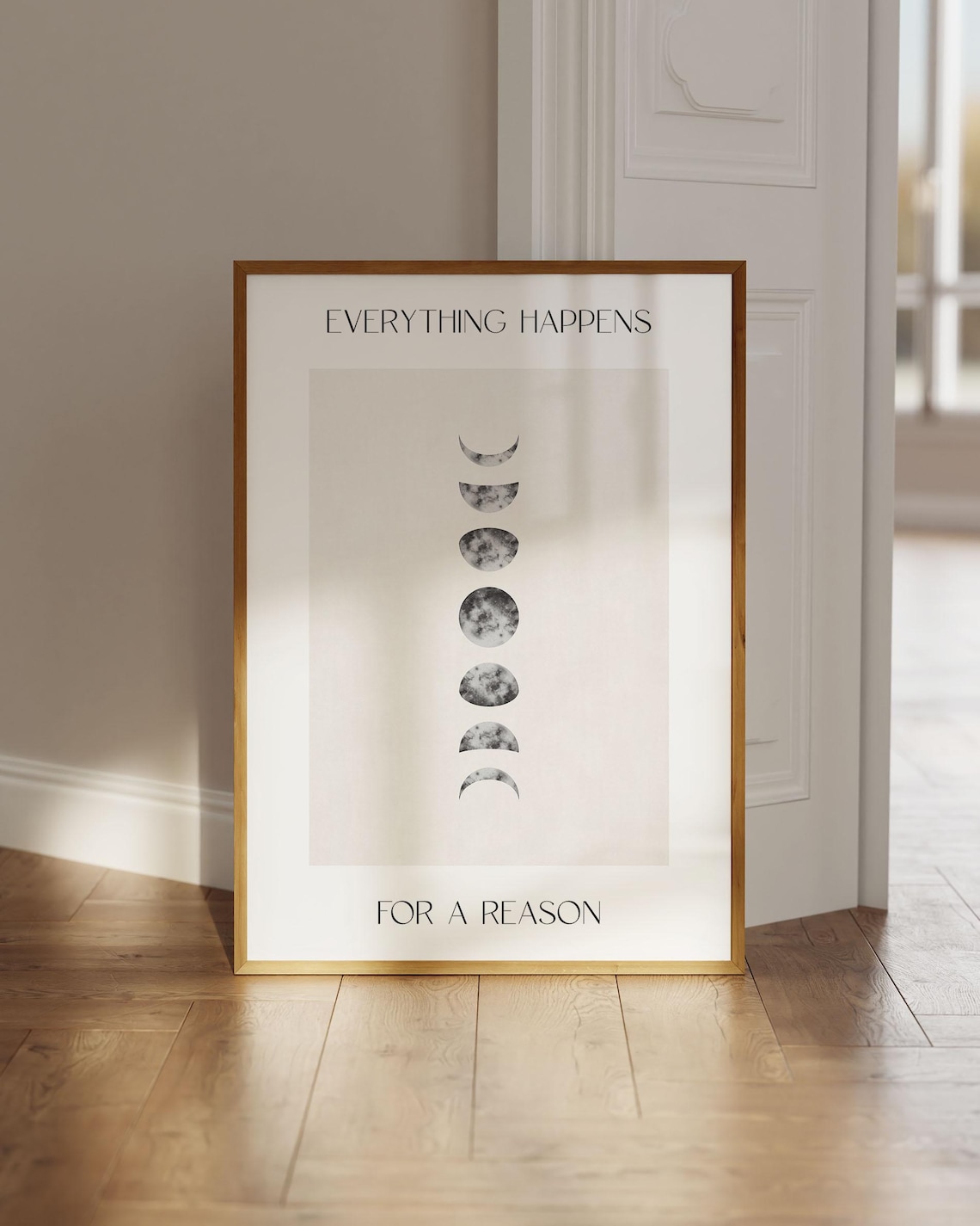 Everything Happens For A Reason Wall Art Print