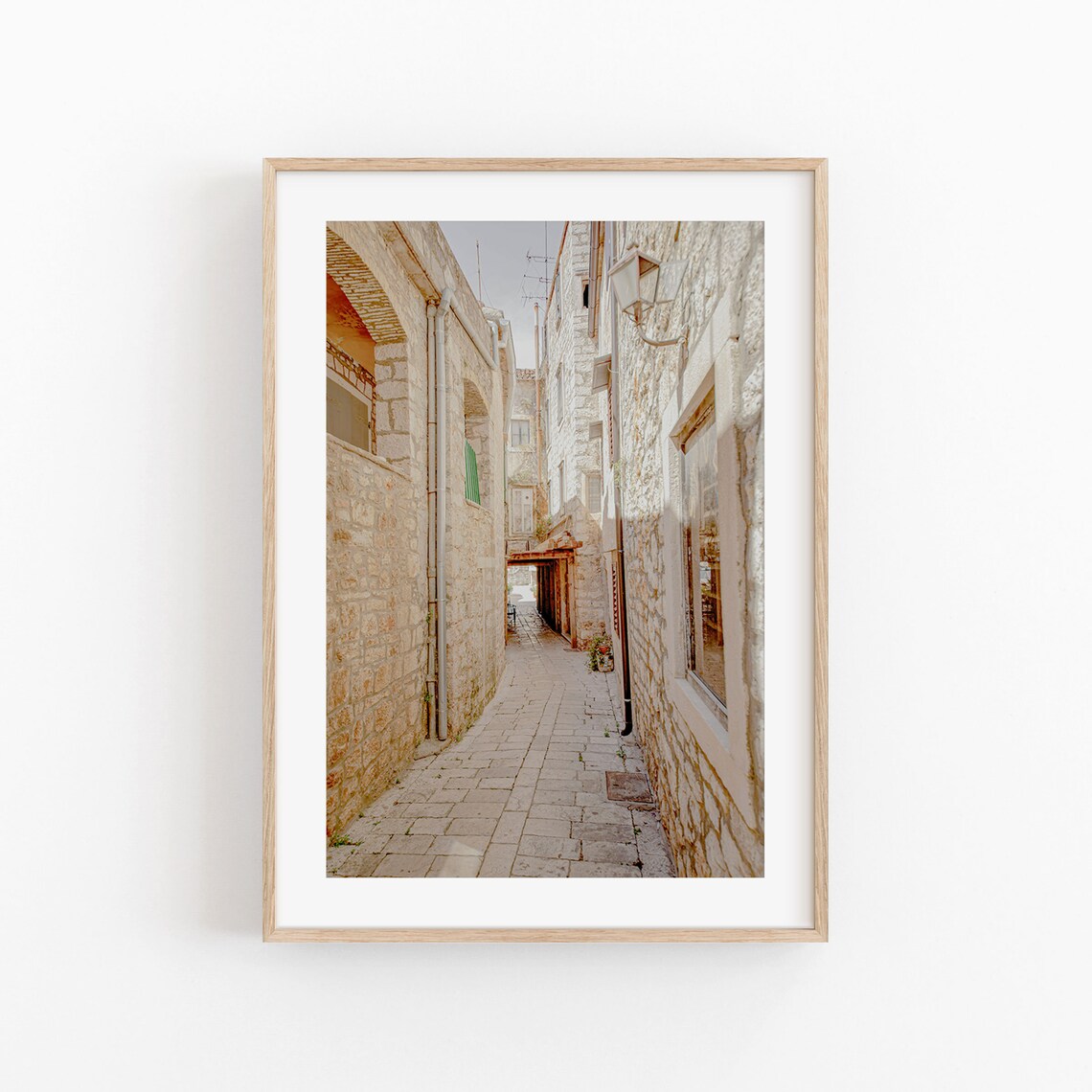 Croatia City Travel Poster, Dubrovnik Zagreb Europe