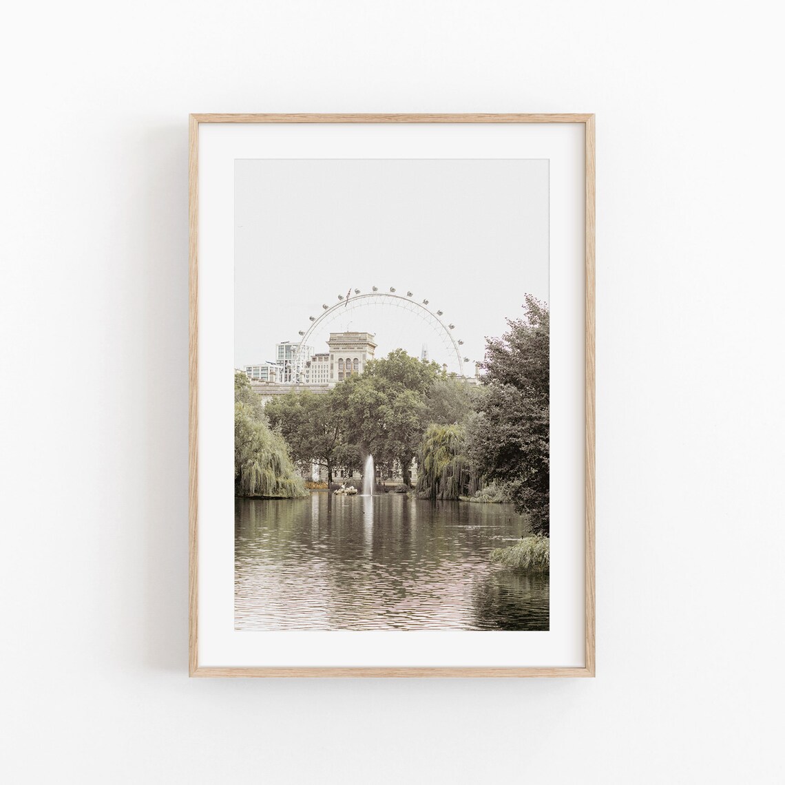London City Print, Churchill Arms City View Poster