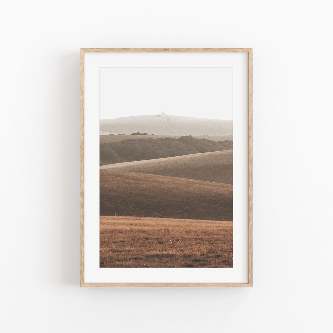 Smoky Mountains Nature Print, Modern Minimalist Poster
