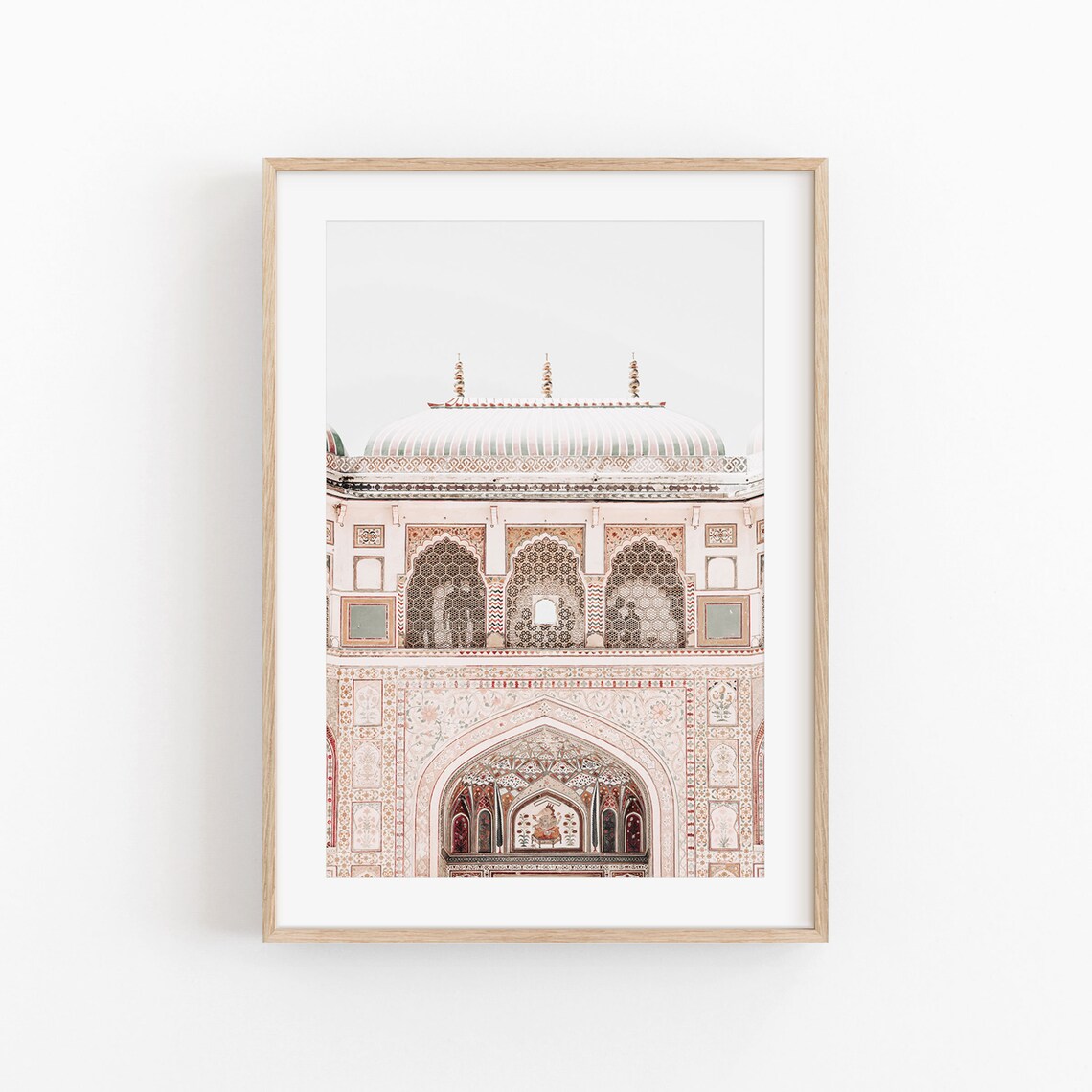 India Cityscape Photo Poster, Travel Wall Art
